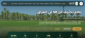 منصة نظام تكثيف الرز في العراق